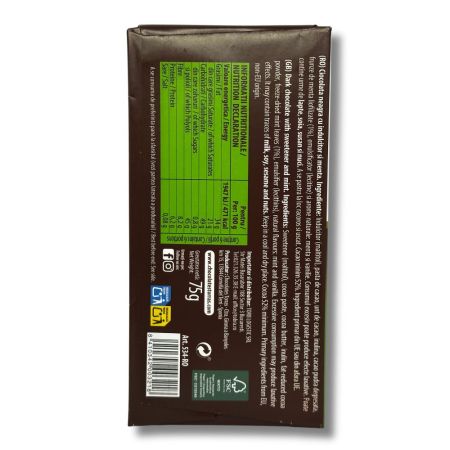 Ciocolata neagra cu menta, 75 g, Torras 763944