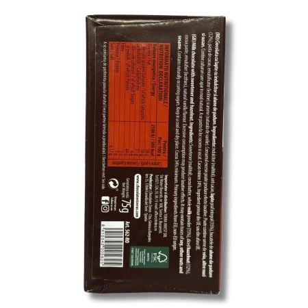 Ciocolata cu lapte si alune de padure, 75 g, Torras 764058