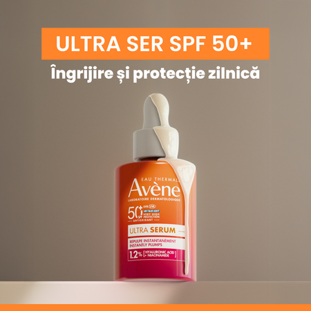 Serum SPF 50+ Ultra anti-aging cu efect de reumplere pentru fata, 30 ml, Avene 764333