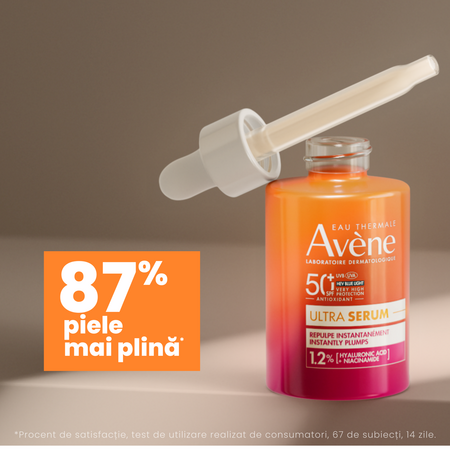 Serum SPF 50+ Ultra anti-aging cu efect de reumplere pentru fata, 30 ml, Avene 764336