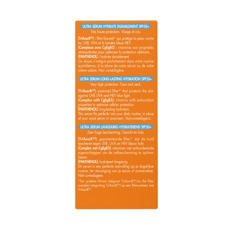 Ultra Serum SPF50+ cu hidratare de lunga durata, 30 ml, Avene 764362