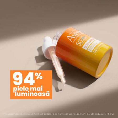 Ultra Serum SPF50+ cu efect de luminozitate, 30 ml, Avene 764381