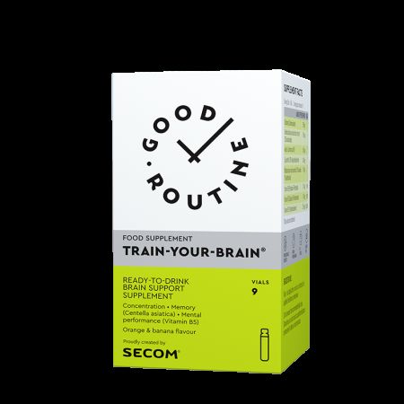 Train-Your-Brain, 9 fiole buvabile x 25 ml, Good Routine