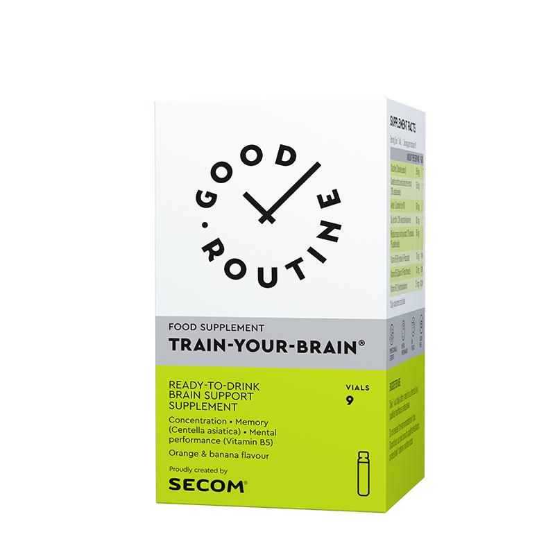 Train-Your-Brain, 9 fiole buvabile x 25 ml, Good Routine