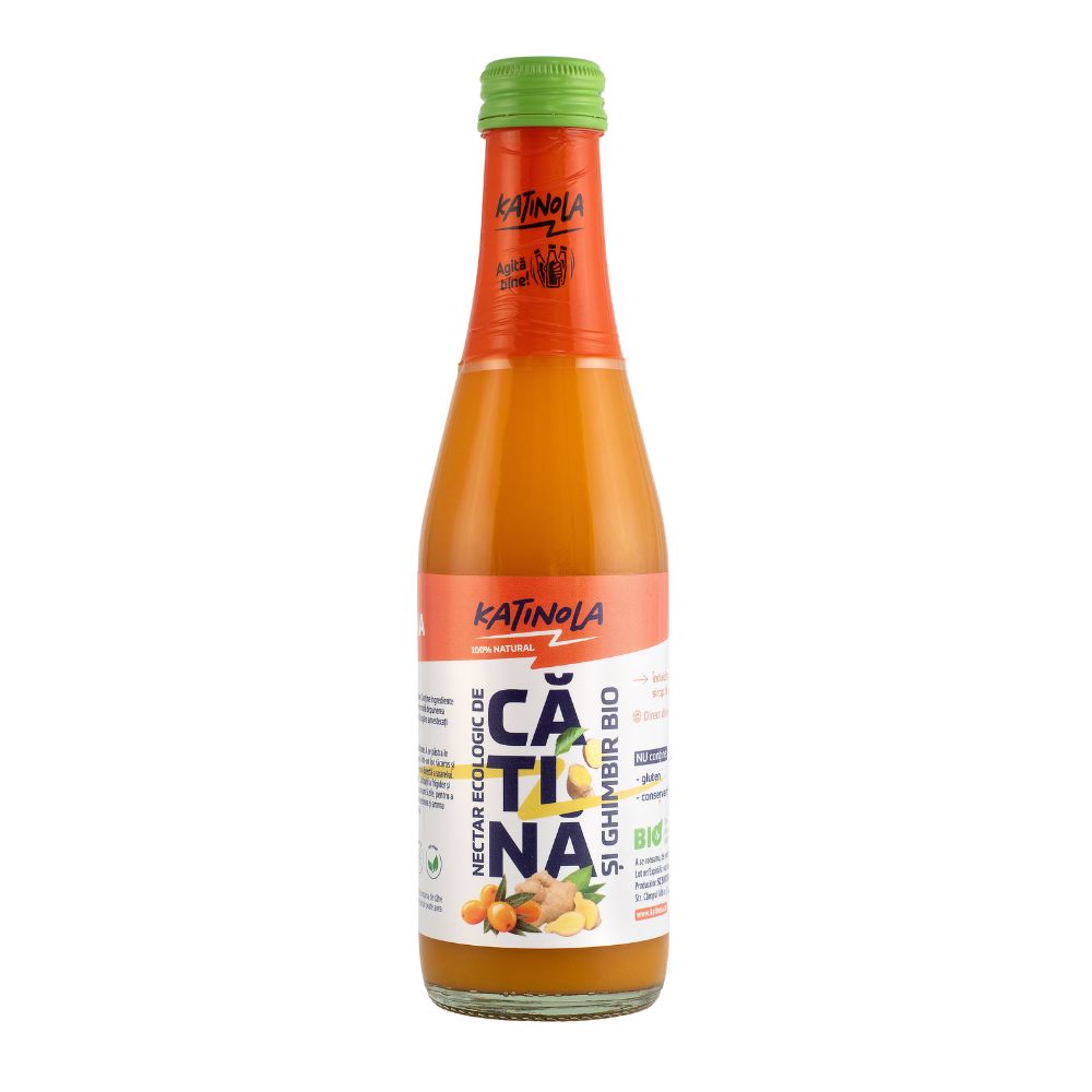 Nectar organic de catina si ghimbir, 250 ml, Katinola