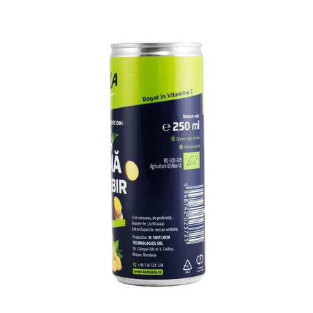 Bautura racoritoare Bio din mere, catina si ghimbir, 250 ml, Katinola 765178