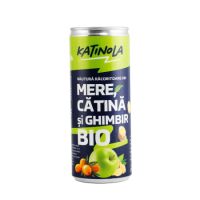 Bautura racoritoare Bio din mere, catina si ghimbir, 250 ml, Katinola