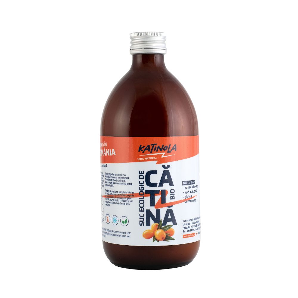 Suc organic de catina Bio, 500 ml, Katinola