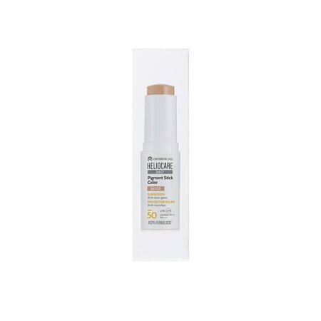 Stick color facial cu factor de protectie SPF 50 Heliocare 360, Beige, 10 g, Cantabria Labs 765303