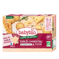 Biscuiti bio sarati cu elemental si cimbru, 72 g, Babybio