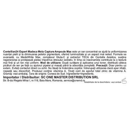 Ser concentrat depigmentant Expert Madeca Mela Capture, 15 ml, Centellian 24 765422
