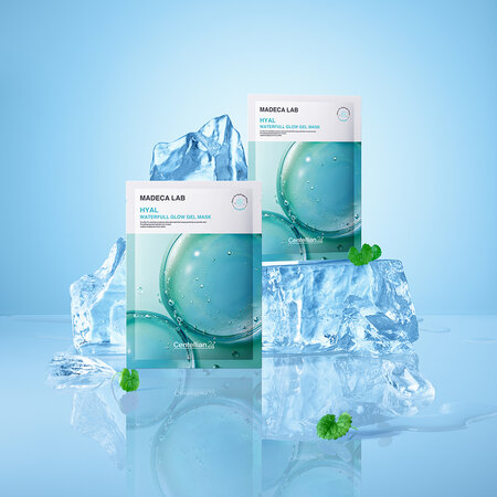 Masca tip hidrogel Madeca Lab Hyal Waterfull Glow, 22 g, Centellian 24 765473