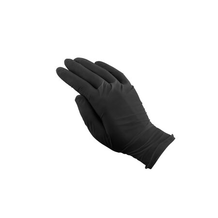 Manusi de  nitril, XS, Negru, 100 buc, Kid-Man 765562