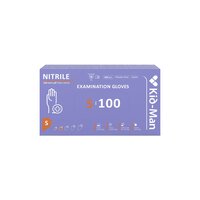 Manusi de  nitril, S, Violet, 100 buc, Kid-Man