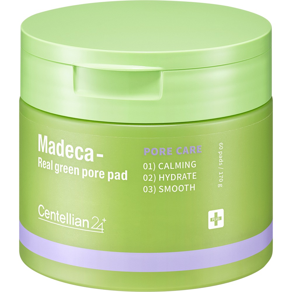 Dischete exfoliante Madeca Real Green Pore Pad, 60 buc, Centellian 24