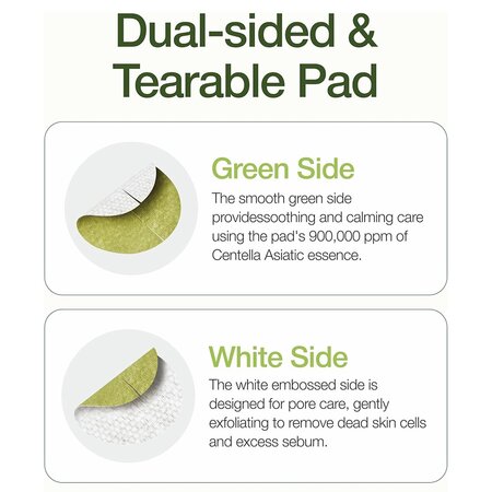 Dischete exfoliante Madeca Real Green Pore Pad, 60 buc, Centellian 24 765641