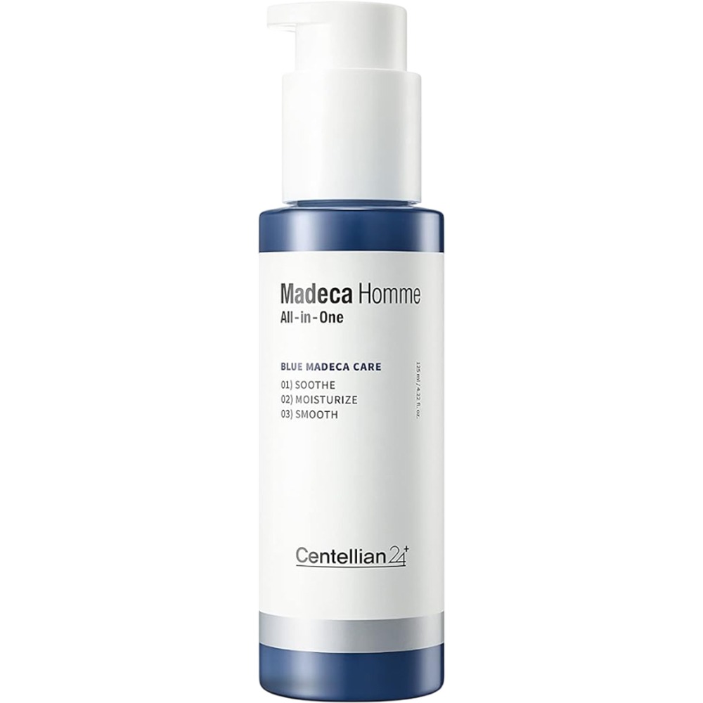 Lotiune pentru hidratare, calmare si controlul sebumului Madeca Homme All In One, 125 ml, Centellian 24