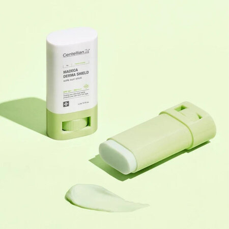 Stick protectie solara ridicata SPF 50+ PA++++ Madeca Derma Shield, 18 g, Centellian 24 765726