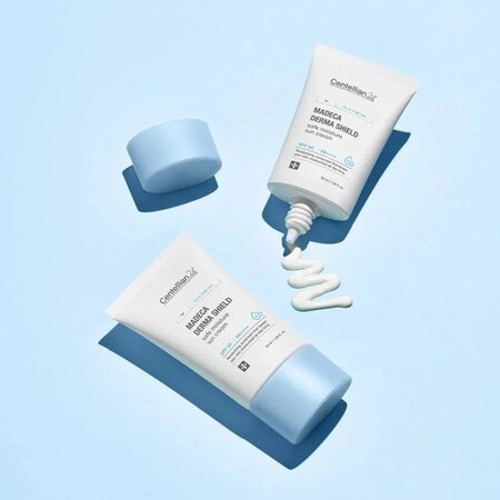 Crema hidratanta cu prorectie solara SPF50 PA++++ Madeca Derma Shield, 50 ml, Centellian 24 765777
