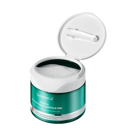 Dischete exfoliante si tonifiante Madeca 2X Tightening, 60 buc, Centellian 24 765793