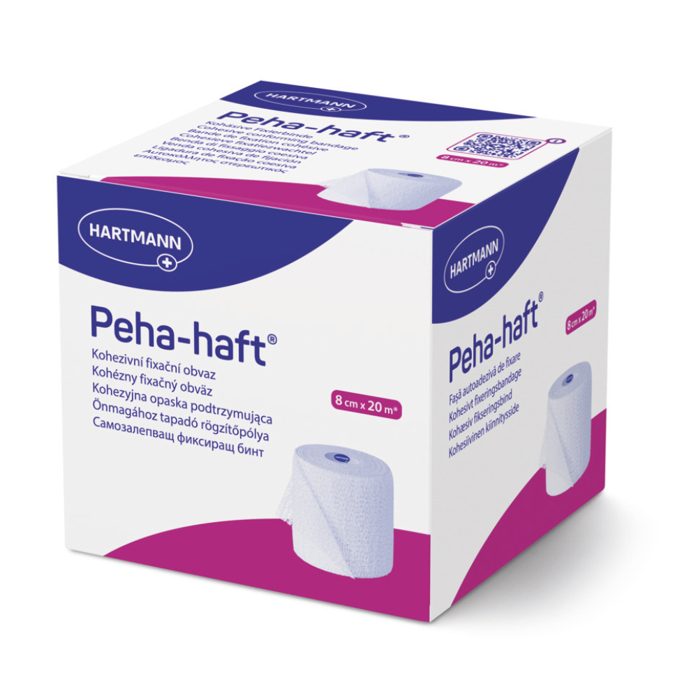 Bandaj elastic de fixare autoadeziv Peha-Haft, 8x20 cm, 1 bucata, Hartmann