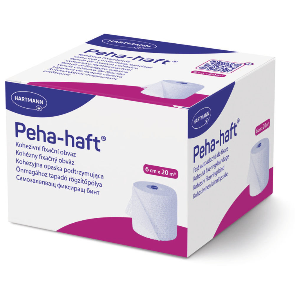 Bandaj elastic de fixare autoadeziv Peha-Haft, 6x20 cm, 1 bucata, Hartmann