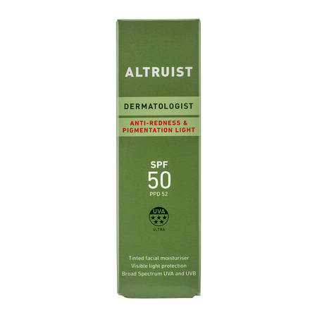 Crema colorata cu SPF 50 anti-roseata, Light, 30 ml, Altruist 766013