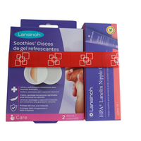 Pachet Crema Lanolin + Compresa Soothies, 40 ml + 2 bucati, Lansinoh