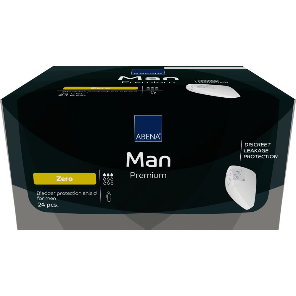 Absorbante anatomice discrete Man Zero Premium, 24 buc, Abena