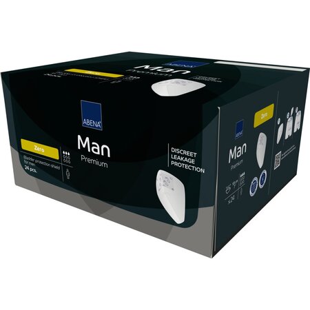 Absorbante anatomice discrete Man Zero Premium, 24 buc, Abena 766108