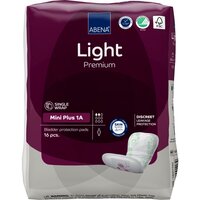 Absorbante anatomice Eco, MINI Plus1 A Light Premium, 16 buc, Abena