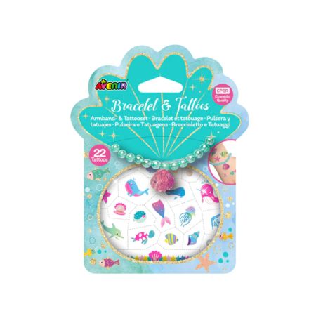 Set bratara si tatuaje temporare, Fancy Me, 3 ani+, Avenir