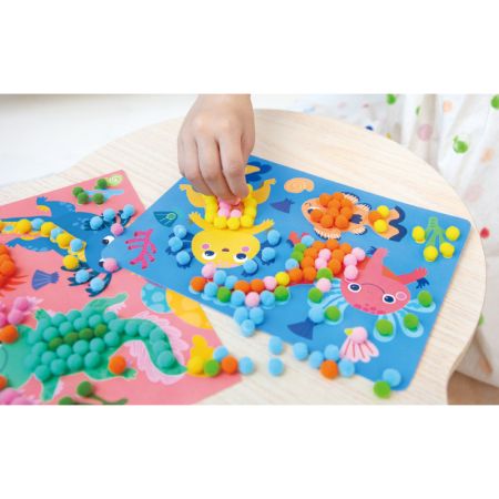 Set creativ confectioneaza un Axolotl, Everyday Craft Pom Pom, 3 ani+, Avenir 766177