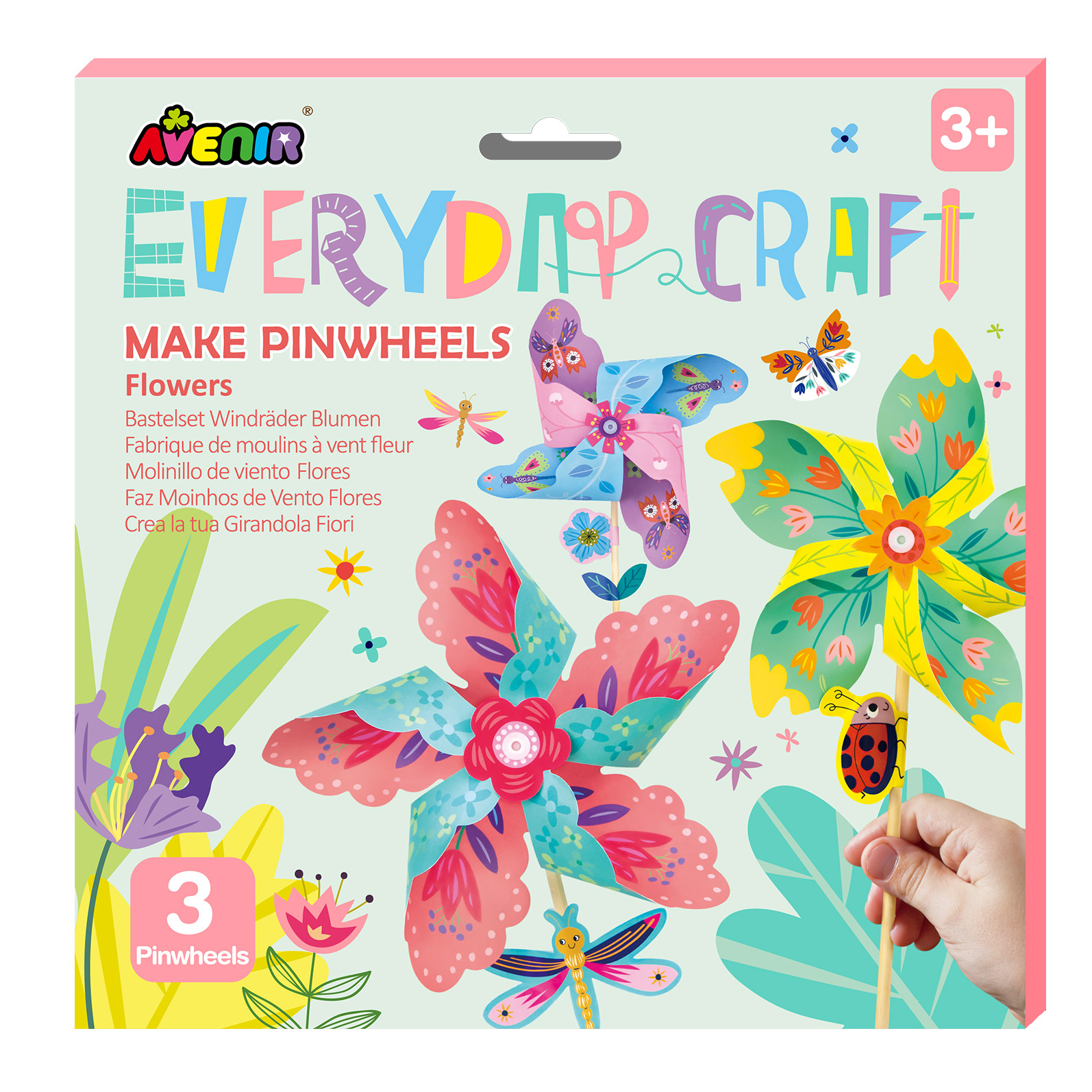 Set creativ confectioneaza Flori-morisca, Everyday Craft, 3 ani+, Avenir