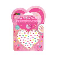 Set inel si stickere pentru unghii, Fancy Me, 3 ani+, Avenir
