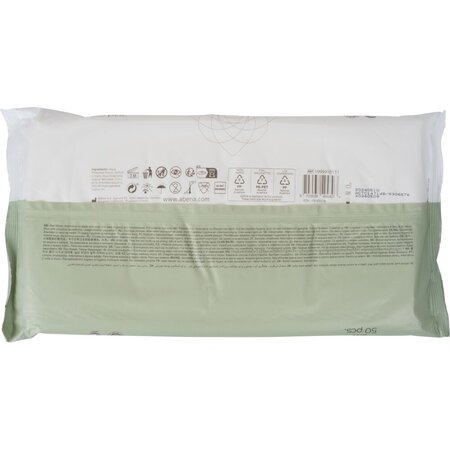 Servetele umede pentru igiena personala Z-fold, 50 buc, Abena 766238