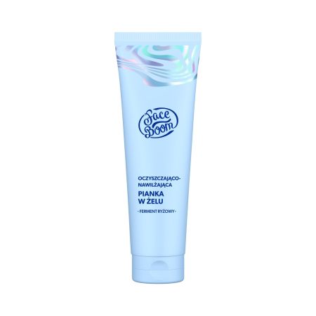 Gel-spuma de curatare si hidratare Faceboom Aura, 150 ml, BodyBoom