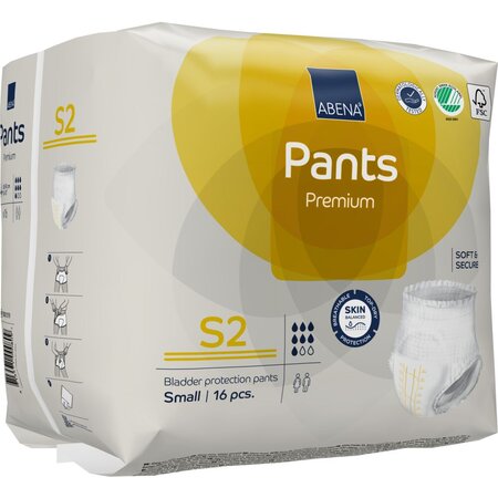 Scutece pentru adulti tip chilot, S2, 16 buc, Abena 766325