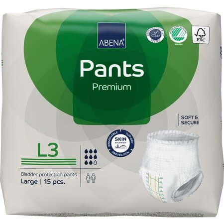 Scutece pentru adulti tip chilot, L3, 15 buc, Abena 766353