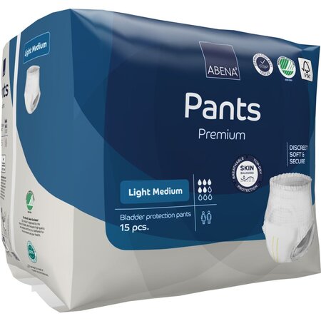 Scutece pentru adulti tip chilot, Light Medium, 15 buc, Abena 766378