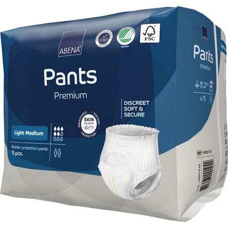 Scutece pentru adulti tip chilot, Light Medium, 15 buc, Abena 766377