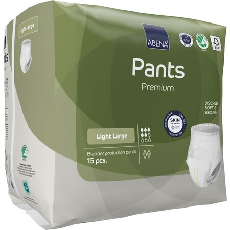 Scutece pentru adulti tip chilot, Ligt Large, 15 buc, Abena 766391