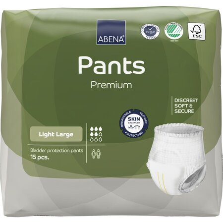 Scutece pentru adulti tip chilot, Ligt Large, 15 buc, Abena 766389