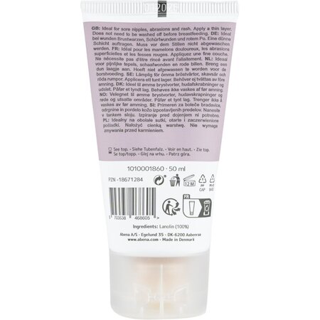Crema reparatoare cu lanolina, 50 ml, Abena 766407