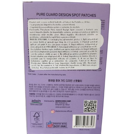 Plasturi anti-acnee cu acid salicilic si extract de Portulaca, 30 bucati, Purederm 766441