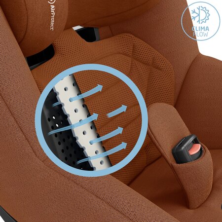 Scaun auto pentru copii Pearl 360 Pro, 61-105 cm, Authentic Terra, 3 luni-4 ani, Maxi Cosi 766521