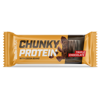 Baton proteic Chunky Protein, Tripple Chocolate, 50 g, BioTechUSA