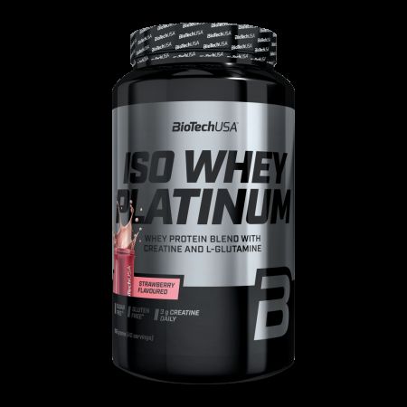 Iso Whey Platinum, Strawberry, 908 g, BioTechUSA