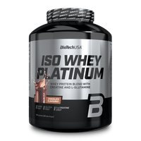 Pudra proteica Iso Whey Platinum, Chocolate, 1816 g, BioTechUSA