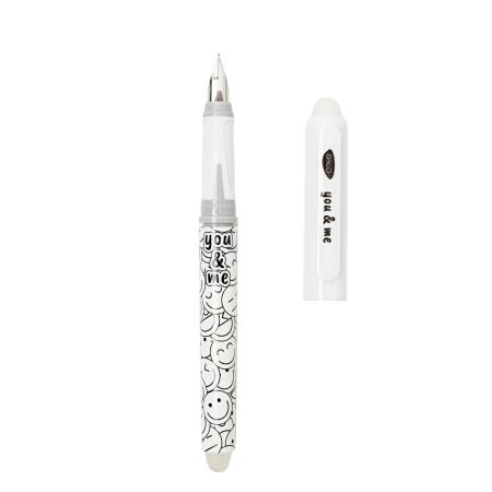 Stilou cu radiera You & Me, Alb, Daco 766624